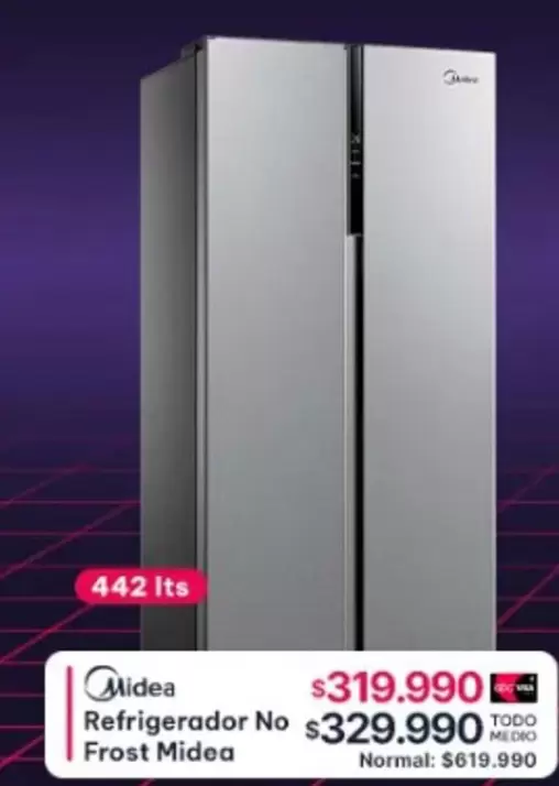 Midea - Refrigerador No Frost