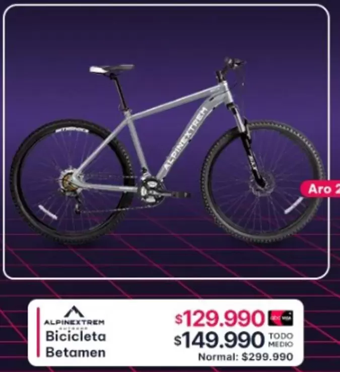 AlpineXtrem - Bicicleta Betamen