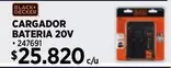 Black & Decker - Cargador Bateria 20V