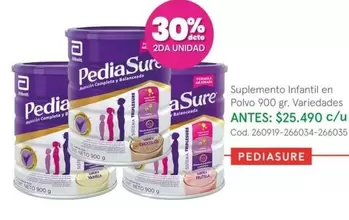 Pediasure - Suplemento Infantil En Polvo