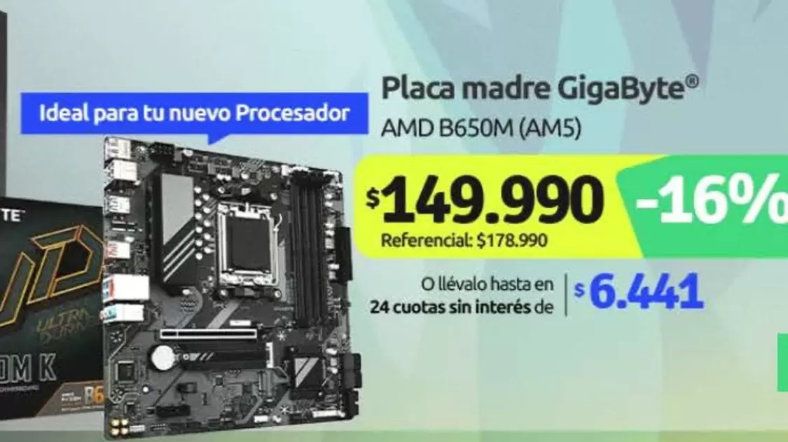Ideal - Placa Madre Gigabyte