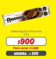 Rigochoc - Galleta  Dos En Uno
