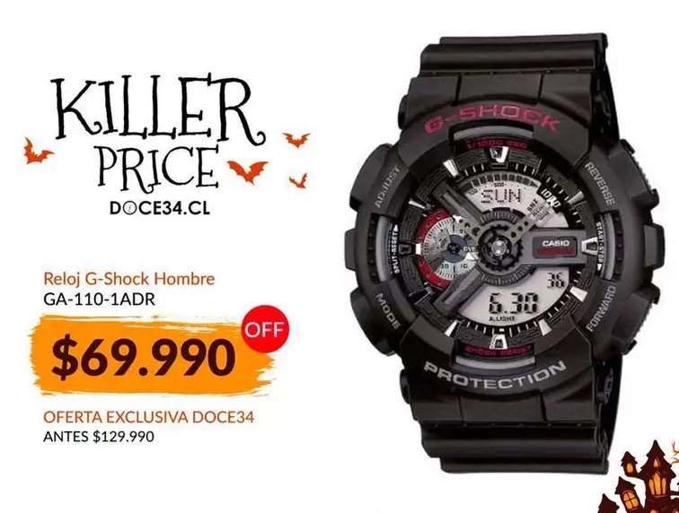 Killer - Reloj G-shock Hombre