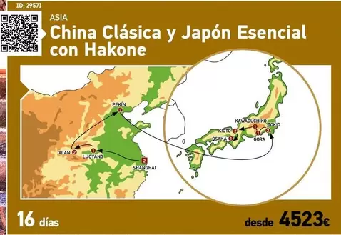 Kioto - China Clasica y Japón Esencial con Hakone