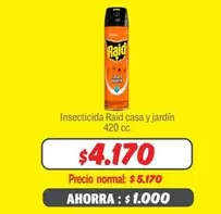 Raid - Insecticida Casa Y Jardín