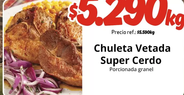 Chuleta Vetada Super Cerdo