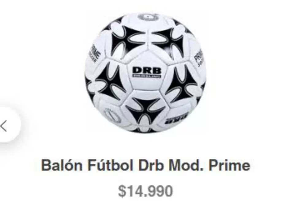 Balon Futbol Drb Mod. Prime