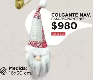 Colgante Nav.