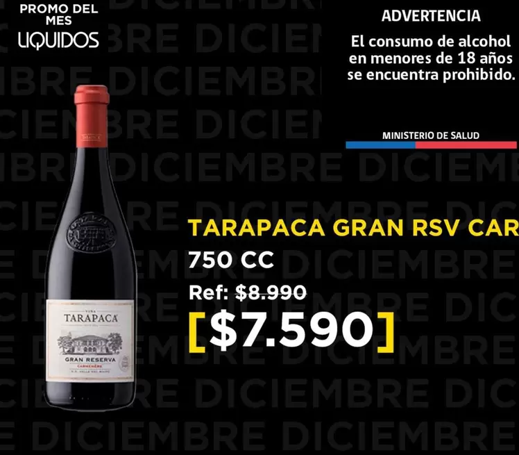 Tarapacá - Tarapaca Gran Rsv Car 750 Cc
