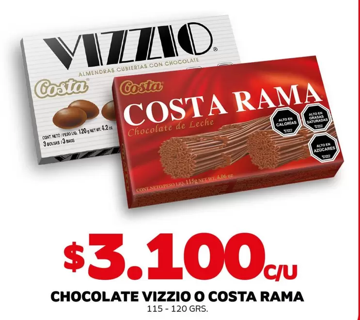 Costa Rama - Chocolate Vizzio O