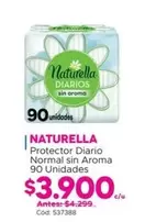 Naturella - Protector Diario Normal Sin Aroma 90 Unidades