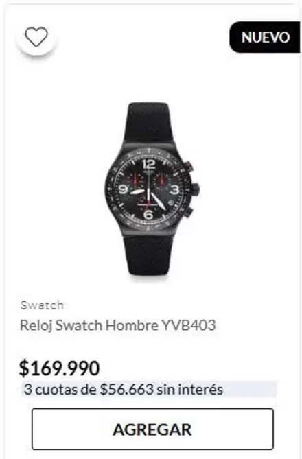 Swatch - Reloj  Hombre Yvb403