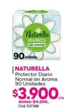 Naturella - Protector Diario Normal Sin Aroma 90 Unidades