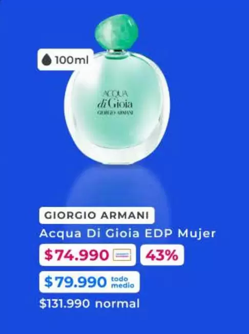 Armani - Acqua Di Gioia Edp Mujer