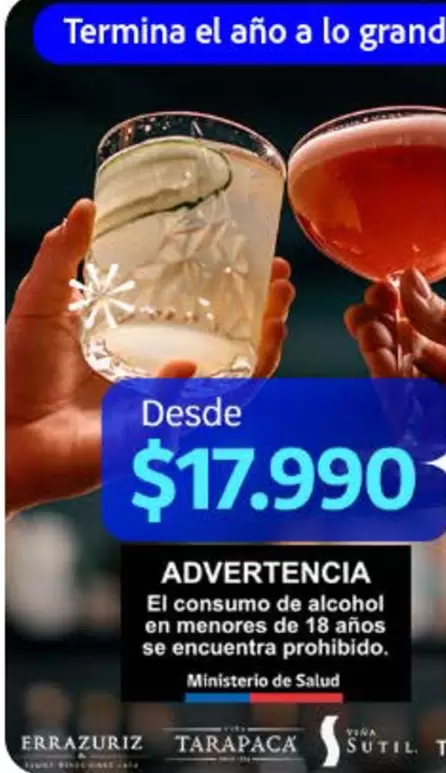 Errázuriz - El Consumo De Alcohol En Menefes De 18 Anos Se Encuentra Prohibi