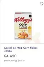 Corn Flakes - Cereal De Maiz  450gr