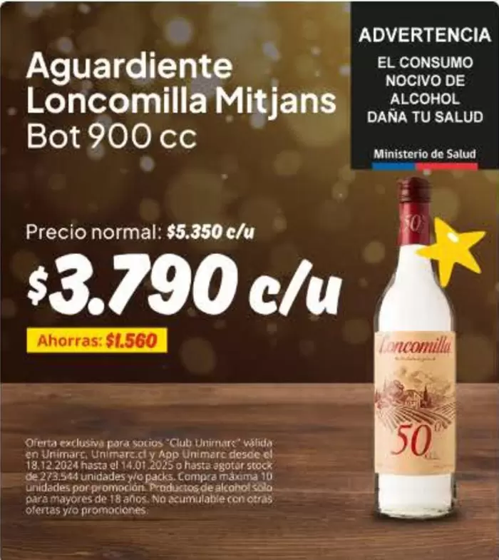 Mitjans - Aguardiente Loncomilla