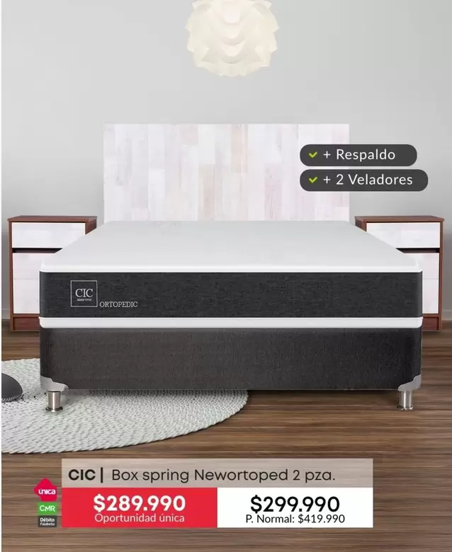 Cic - Box Spring NewOrtoped 2 PZA.