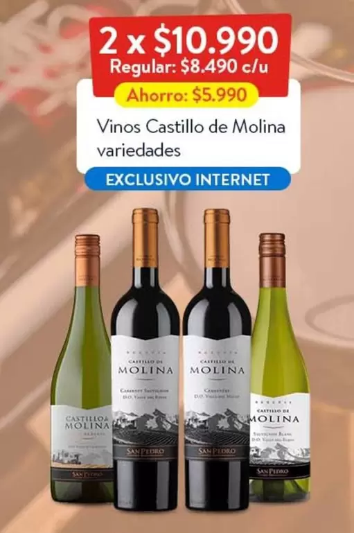 Castillo de Molina - Vinos Castillo De Molina