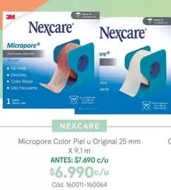 Nexcare - Micropore Color Piel U Original 25 Mm