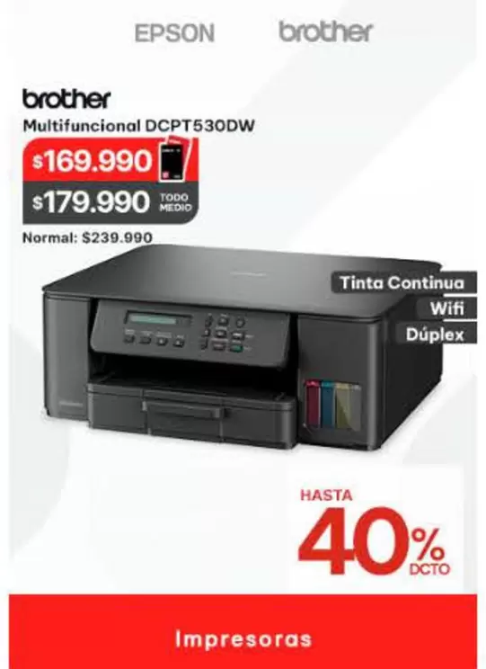 Epson - Multifuncional DCP530DW