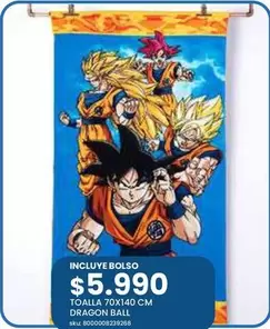 Dragon Ball - Toalla 70x140 Cm