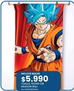 Dragon Ball - Toalla 70x140 Cm