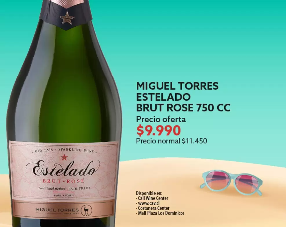 Miguel Torres - Estlelado Brut Rose 750 Cc