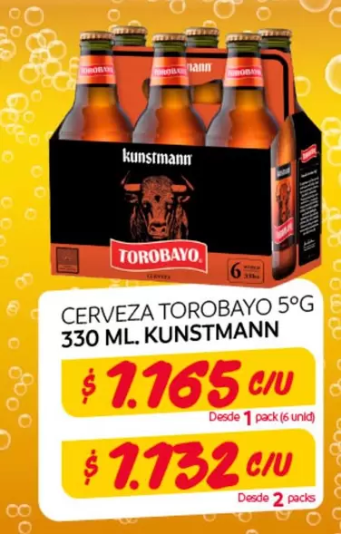 Kunstmann - Cerveza Torbayo 5° G