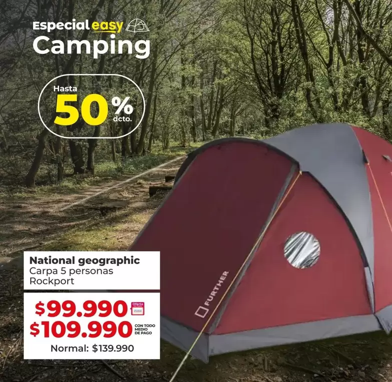 National Geographic - Carpa 5 Personas