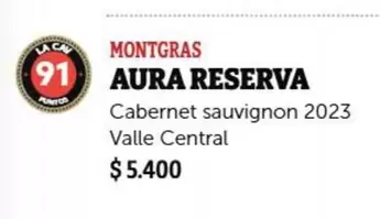 Montgras -  AURAR Reserva