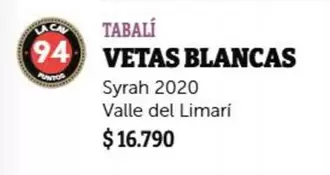 Tabali Vetas Blancas