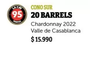 Chardonnay - Cono Sur 20 Barrels