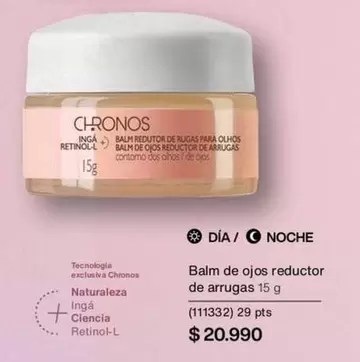 Chronos - Balm De Ojos Reductor De Arugas