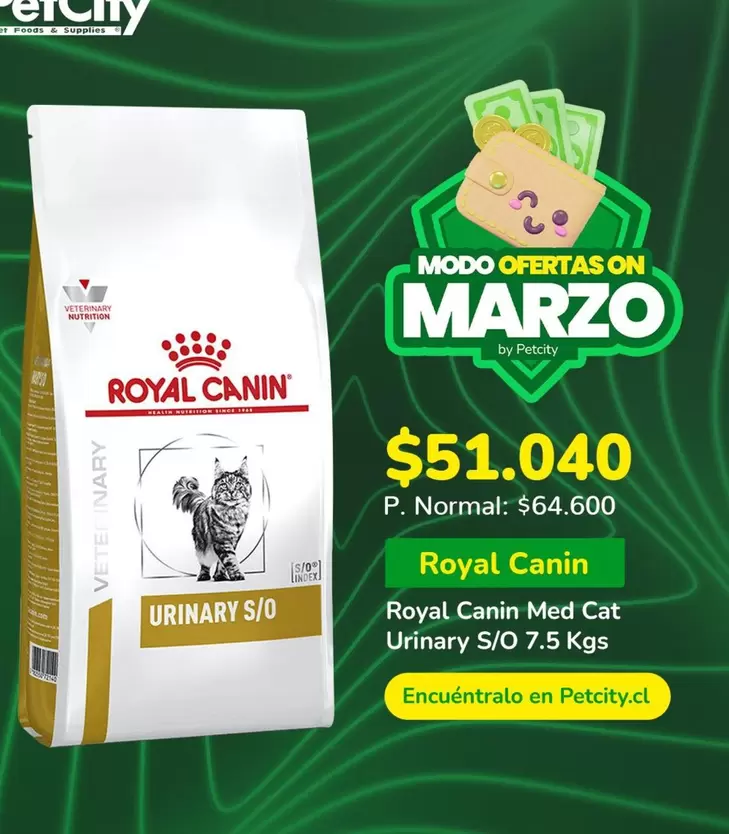 Royal Canin -  Med Cat Urinary S/o 7.5 Kgs