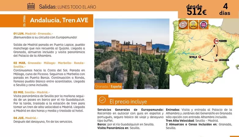 Alhambra - Sartenes Unestado Blanco