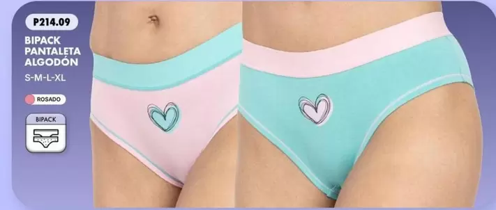 Bipack Pantalet Algodón