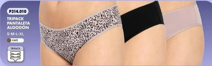 Tripack Pantalet Algodón