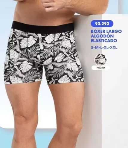 Boxer Largo Algodon Elasticado