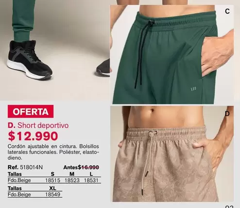 Short Deportivo