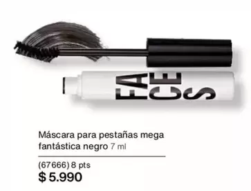 Mega - Máscara Para Pestañas  Fantastica Negro