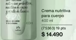 Crema Nutritiva Para Cuerpo