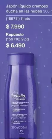 Tododía - Jabón Líquido Cremoso Ducha En Las Nubes