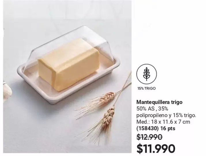 Mantequillera Trigo