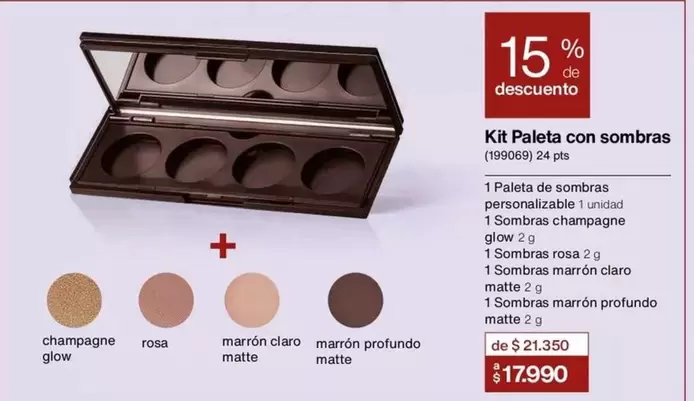 Kit Paleta Con Sombras
