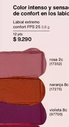 Confort - Color Intenso Y Sensa De  En Los Labial