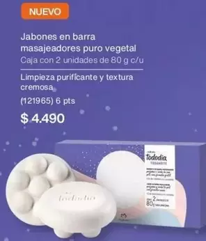 Tododía - Jabones En Barra Masajeadores Puro Vegetal