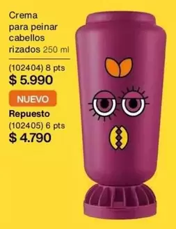 Crema Para Peinar Cabellos Rizados