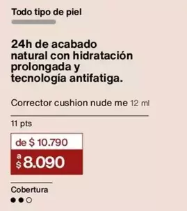24h De Acabado Natural Con Hidratación Prolongada Y Tecnologia Antifatiga