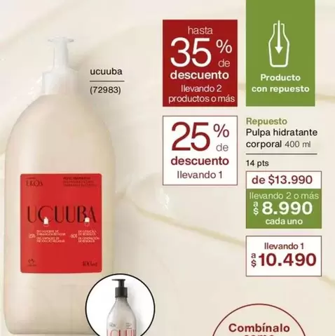 Uno - Repuesto Pulpa Hidratante Corporal